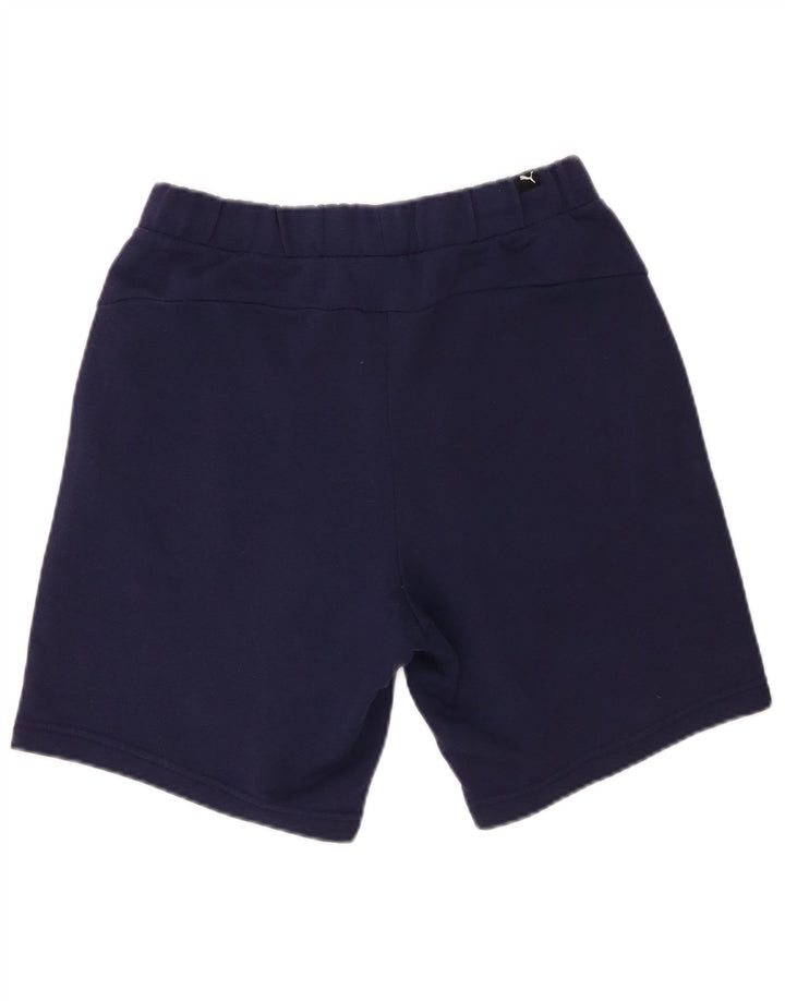 Pantaloncini sportivi grafici da uomo Puma Small blu navy