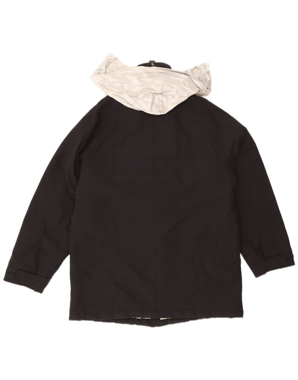 Giacca a vento con cappuccio da uomo Allegri UK 40 Large Black Colourblock