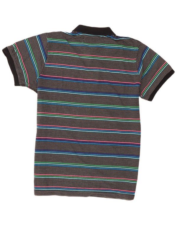 Polo da uomo a maniche corte Jack & Jones XL a righe multicolore