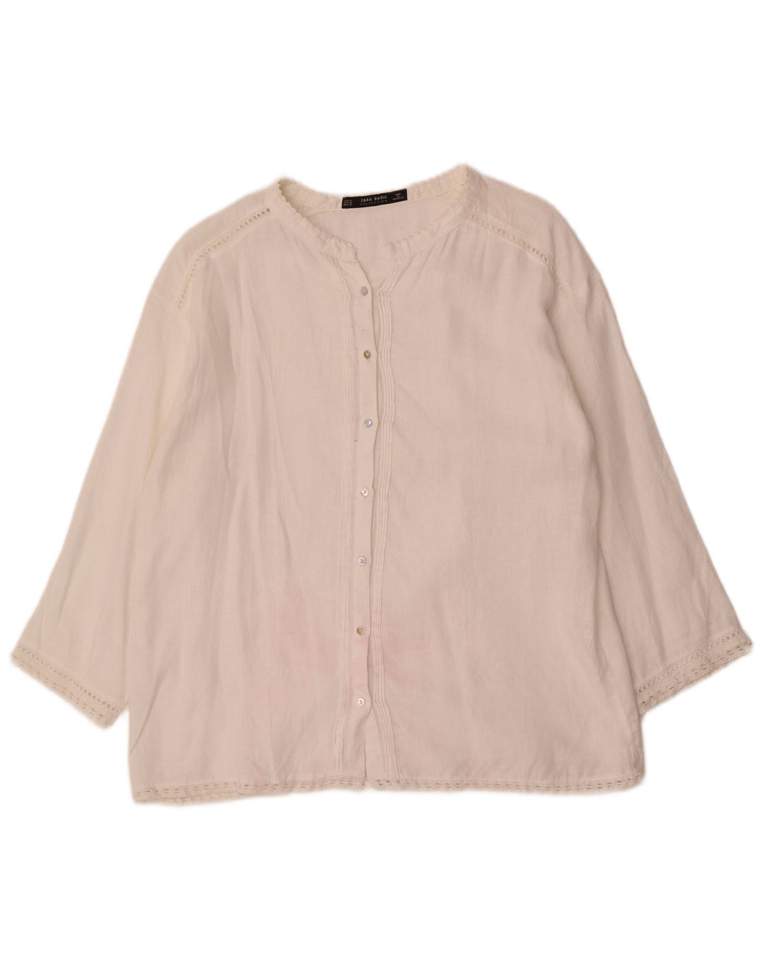 Camicetta da donna Zara UK 18 XL bianca