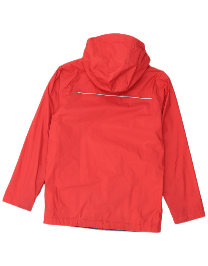 Giacca antipioggia con cappuccio da donna COLUMBIA UK 12 nylon rosso medio