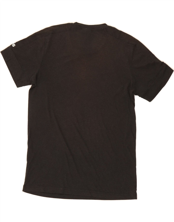 ADIDAS Mens T-Shirt Top Medium Black Vintage Adidas and Second-Hand Adidas from Messina Hembry 