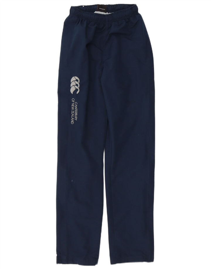 Pantaloni da tuta con grafica da uomo Canterbury XS poliestere blu navy