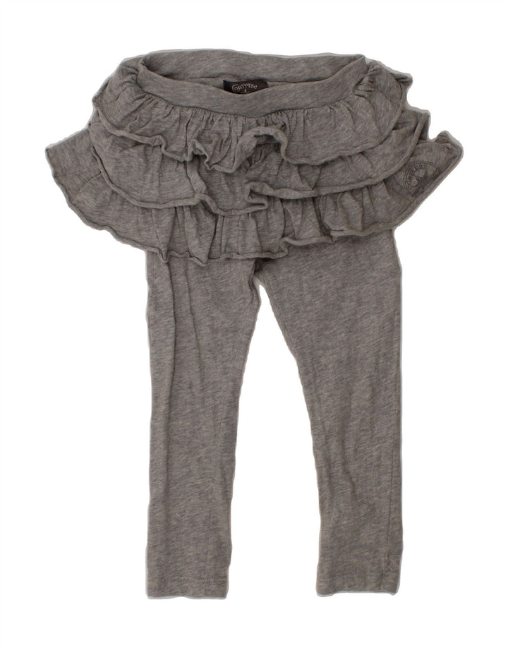 CONVERSE Girls Leggings 3-4 Years  Grey Cotton Vintage Converse and Second-Hand Converse from Messina Hembry 