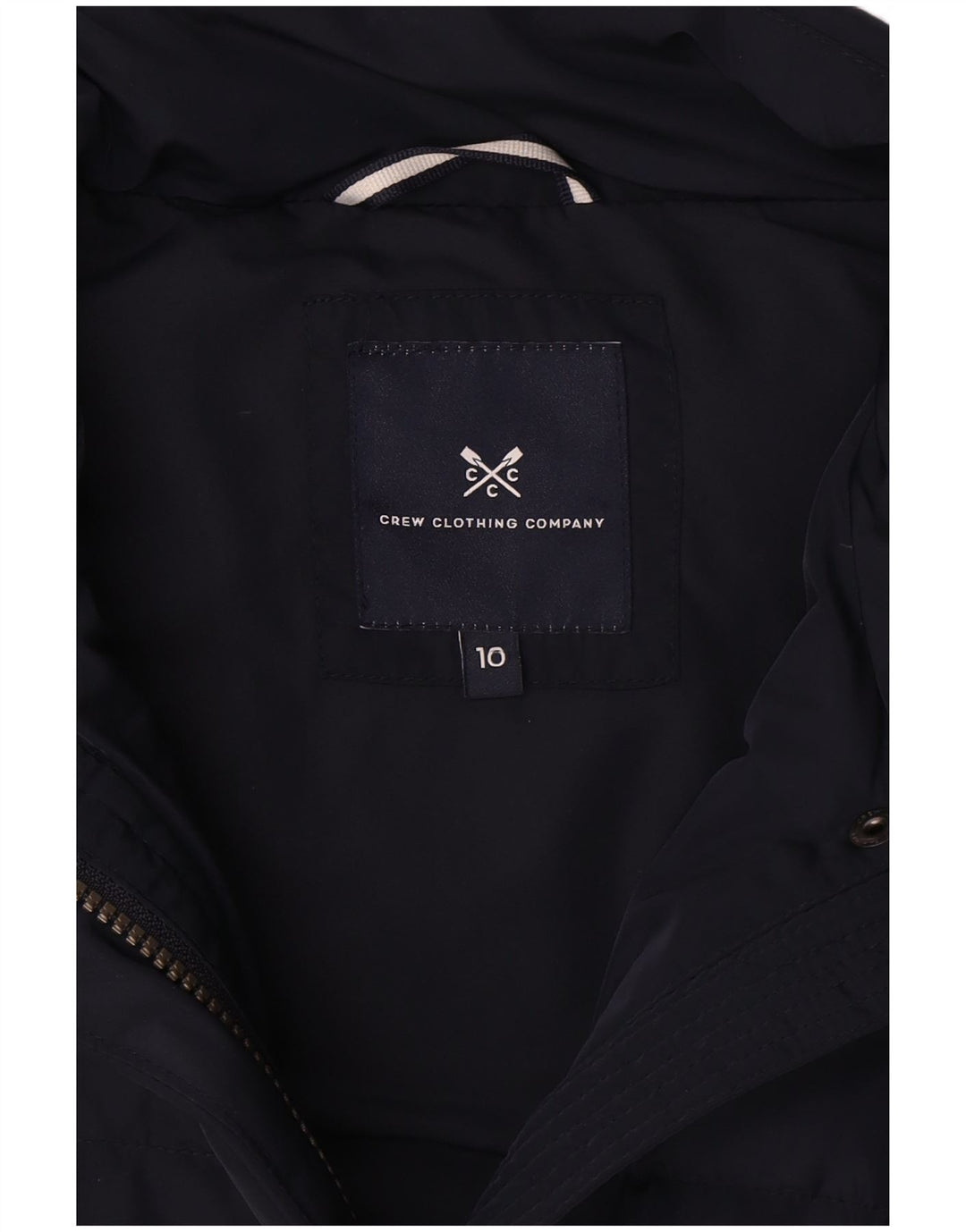 Crew Clothing Gilet imbottito oversize da donna UK 10 piccolo poliestere blu navy