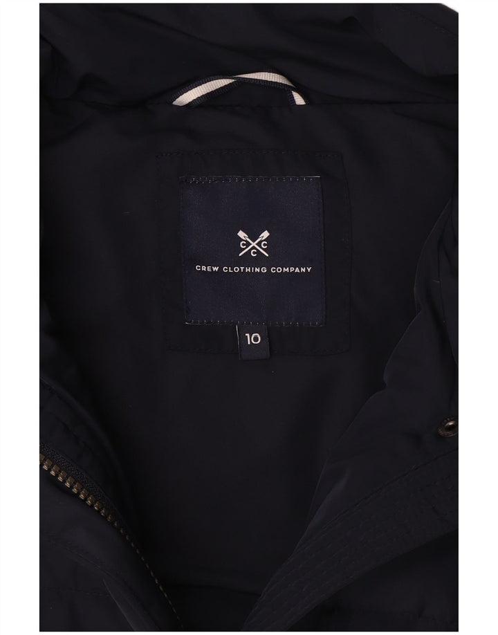 Crew Clothing Gilet imbottito oversize da donna UK 10 piccolo poliestere blu navy