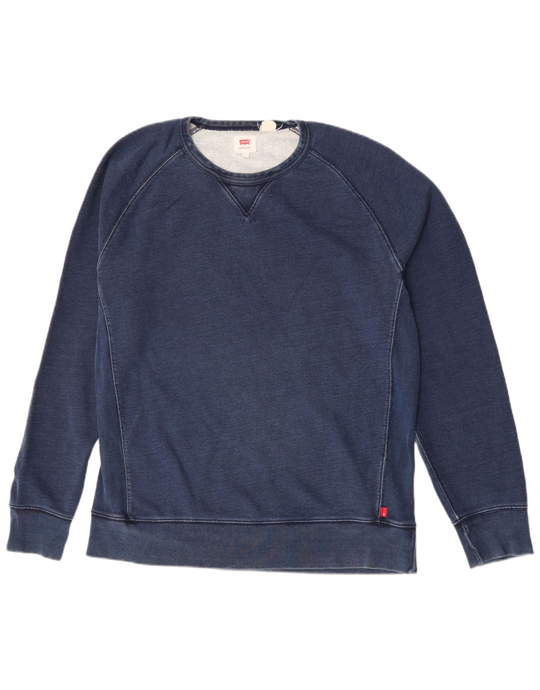 Levi's Felpa da uomo Maglione grande in cotone blu navy