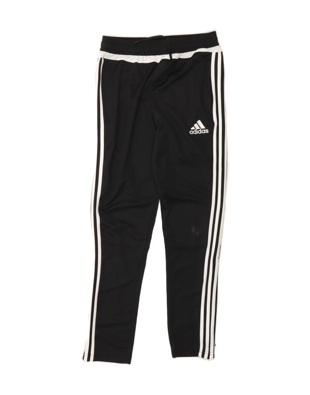 ADIDAS Boys Tracksuit Trousers 13-14 Years Black Polyester Vintage Adidas and Second-Hand Adidas from Messina Hembry 