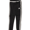ADIDAS Boys Tracksuit Trousers 13-14 Years Black Polyester Vintage Adidas and Second-Hand Adidas from Messina Hembry 