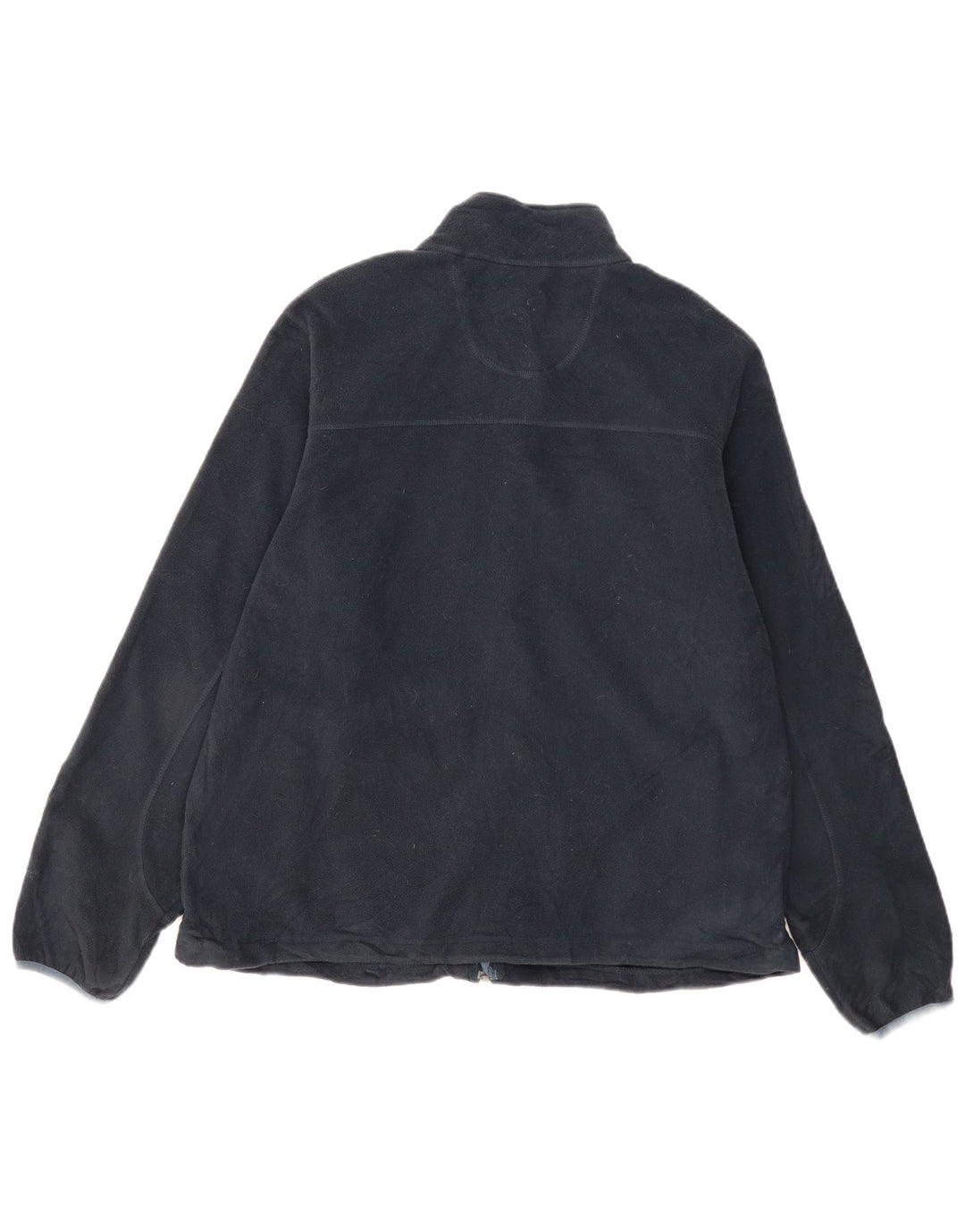 Giacca in pile da uomo L.L.Bean UK 40 Large Blu Navy in poliestere