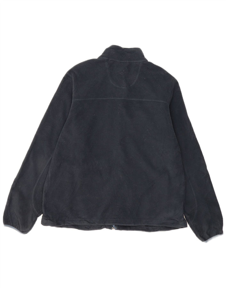Giacca in pile da uomo L.L.Bean UK 40 Large Blu Navy in poliestere