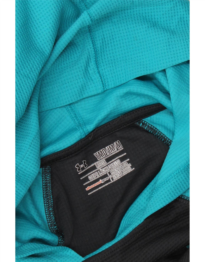 Maglietta grafica da ragazzo UNDER ARMOUR manica lunga 9-10 anni medio nera