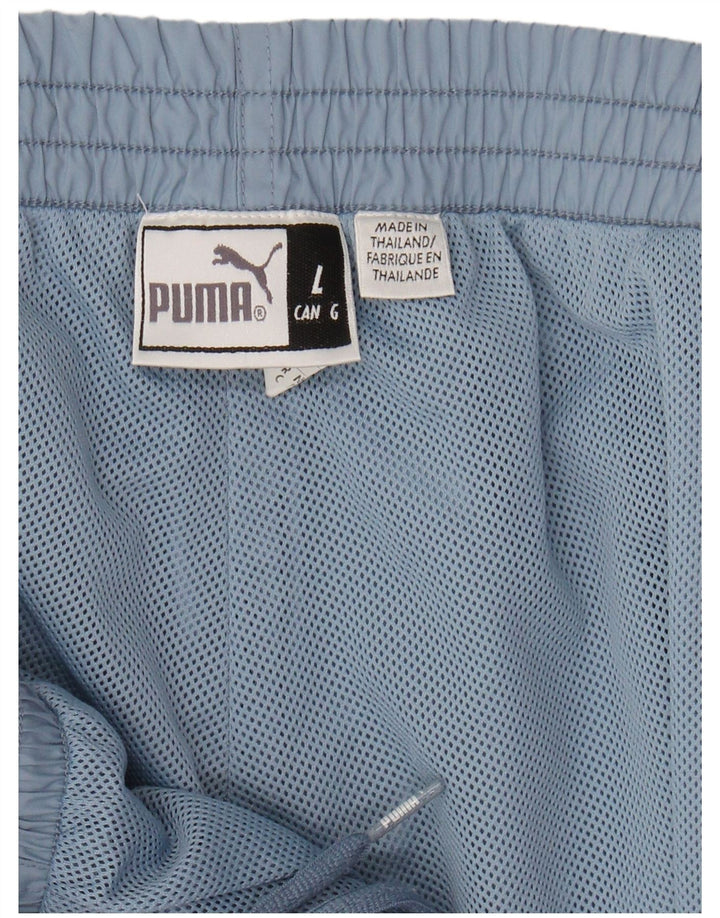 Pantaloni da tuta da uomo PUMA grandi blu in poliestere