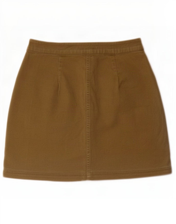 Minigonna da donna Tommy Hilfiger W28 cotone kaki medio