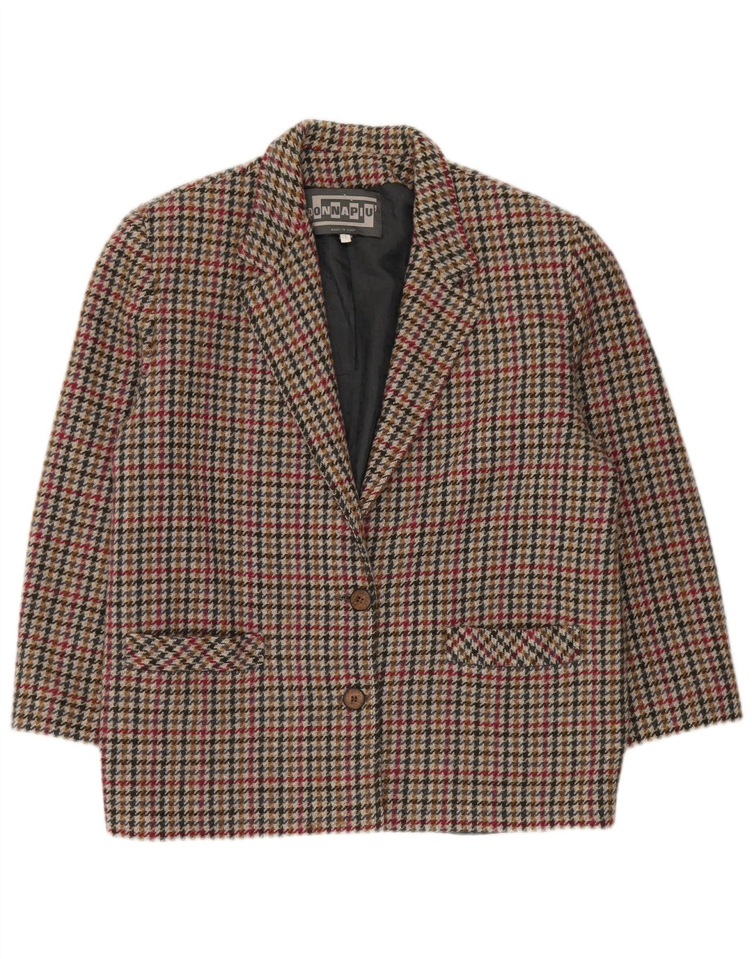 Donna Piu Giacca Blazer Oversize a 2 Bottoni da Donna IT 46 Large Verde