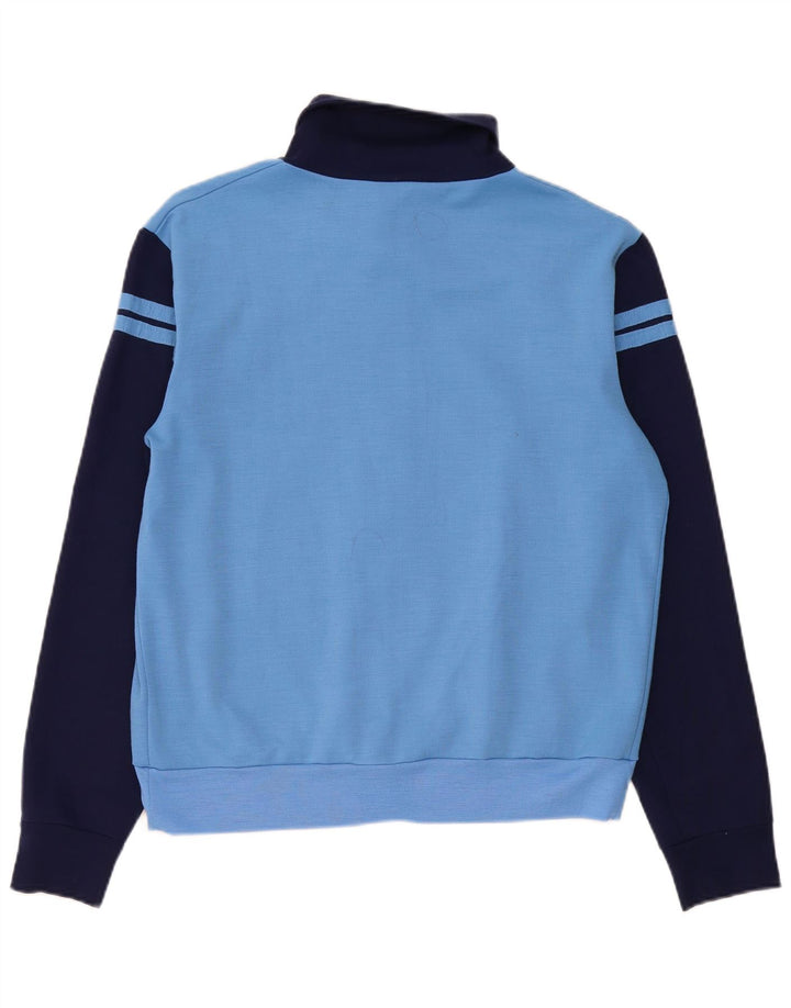Giacca da ginnastica da uomo Sergio Tacchini in lana color block blu medio