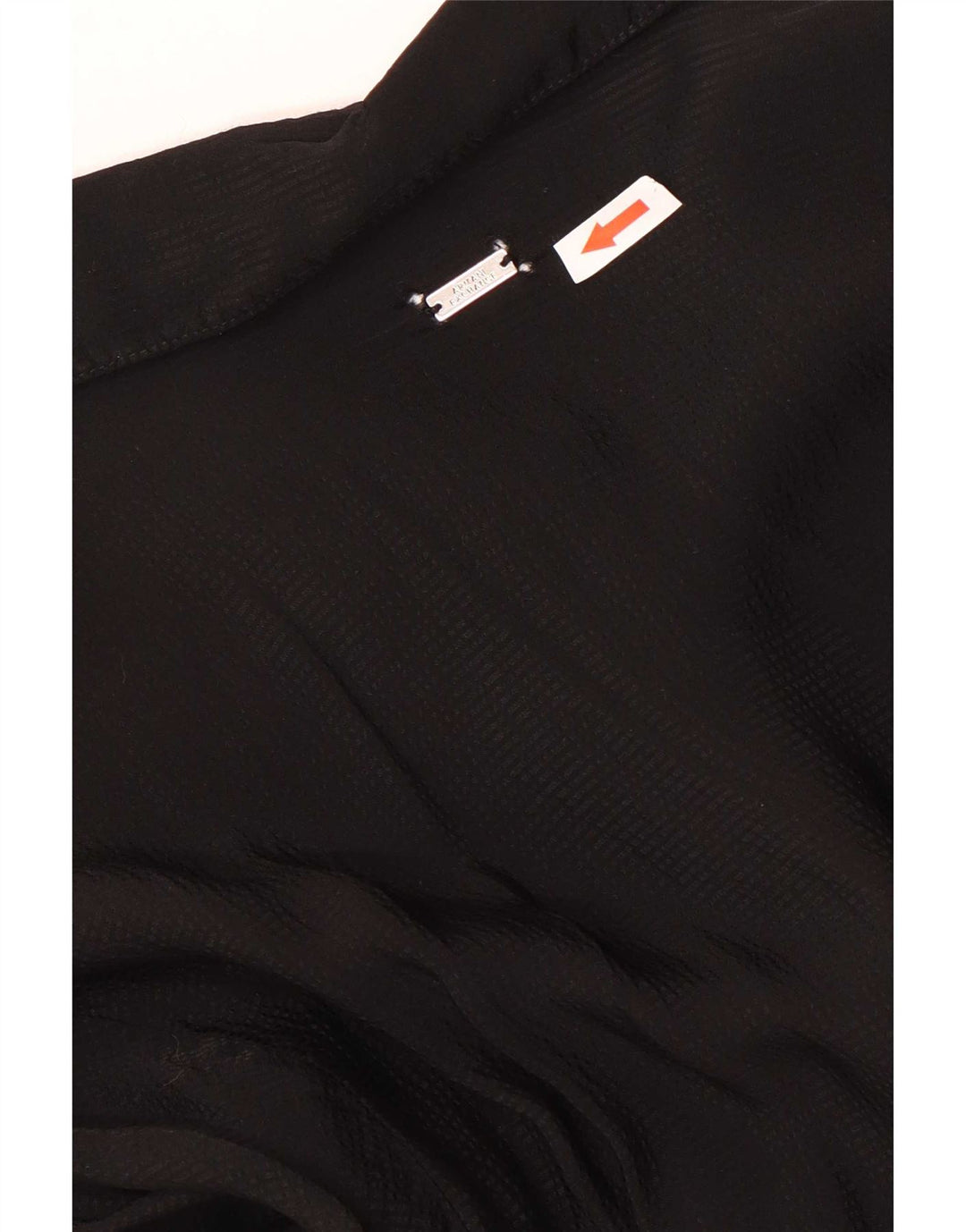 Camicetta camicia da donna Armani Exchange UK 14 grande viscosa nera