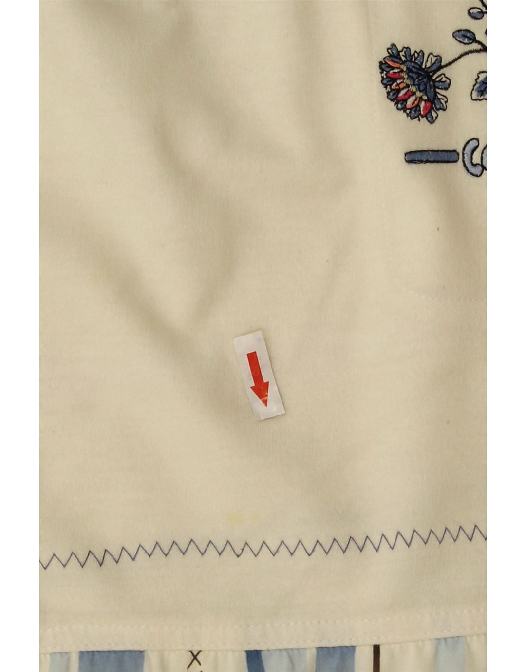 Felpa oversize da donna Canyon, maglione EU 40, medio, bianco sporco, floreale