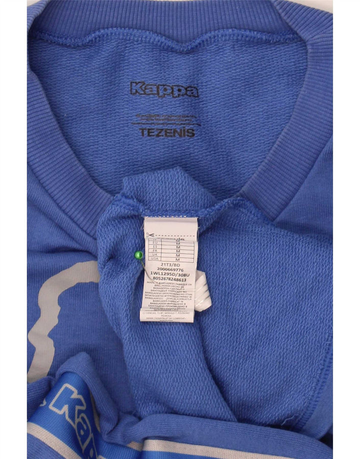 Felpa da donna Kappa Tezenis Crop Graphic Felpa UK 14 Blu medio