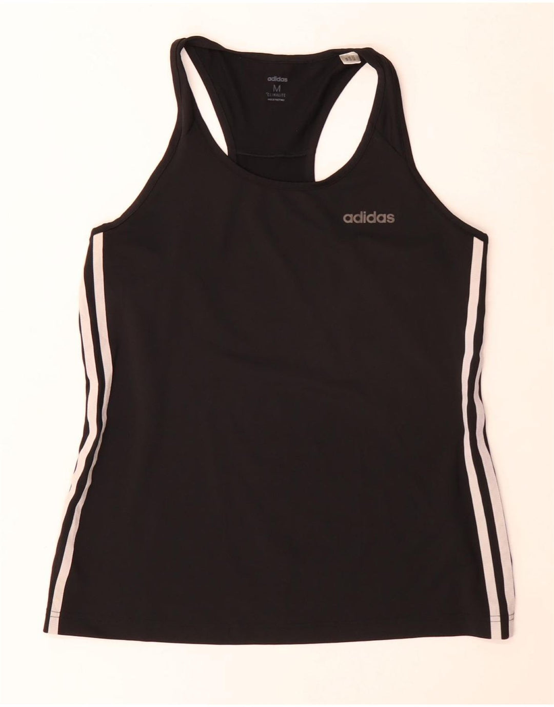 Canotta Adidas Climalite da donna UK 14 poliestere nero medio