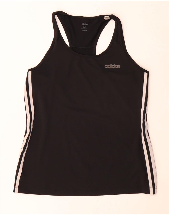Canotta Adidas Climalite da donna UK 14 poliestere nero medio