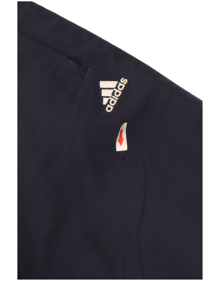 Pantaloni da tuta da uomo Adidas medi in poliestere blu navy