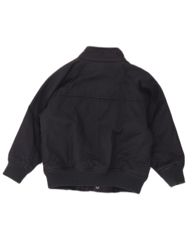 Giubbotto bomber grafico da ragazzo Ben Sherman 3-4 anni in cotone blu navy