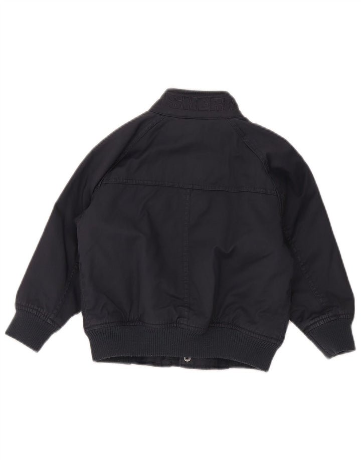 Giubbotto bomber grafico da ragazzo Ben Sherman 3-4 anni in cotone blu navy