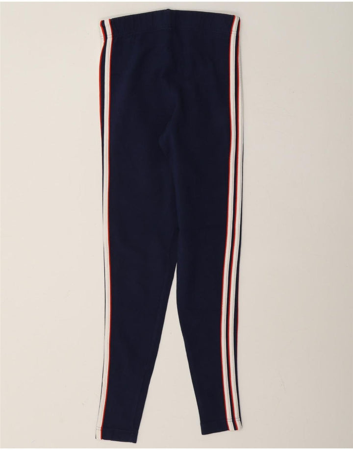 Leggings Adidas da donna UK 12 medio cotone blu navy