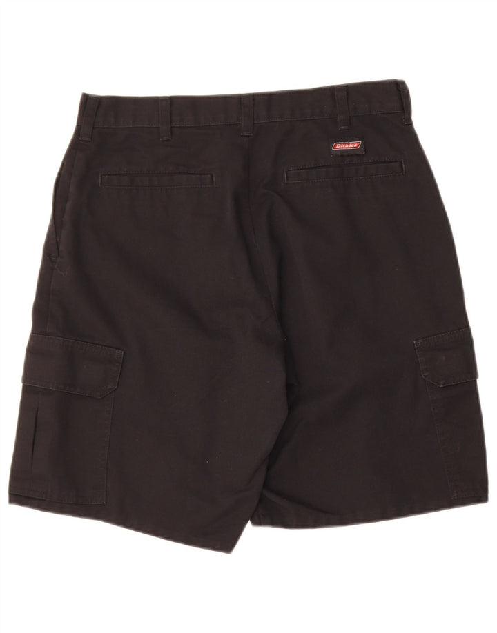 DICKIES Mens Cargo Shorts W32 Medium  Black Polyester