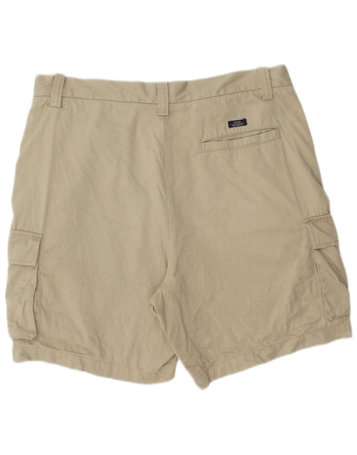 MARKS & SPENCER Pantaloncini cargo da uomo Blue Harbour W38 XL Cotone beige