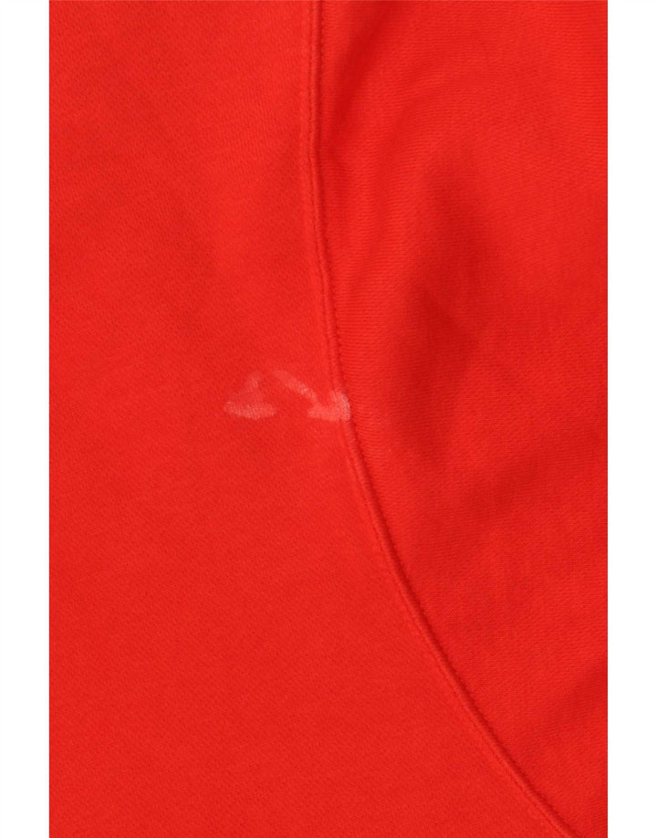 Felpa Nike da uomo vestibilità ampia, maglione rosso medio, cotone