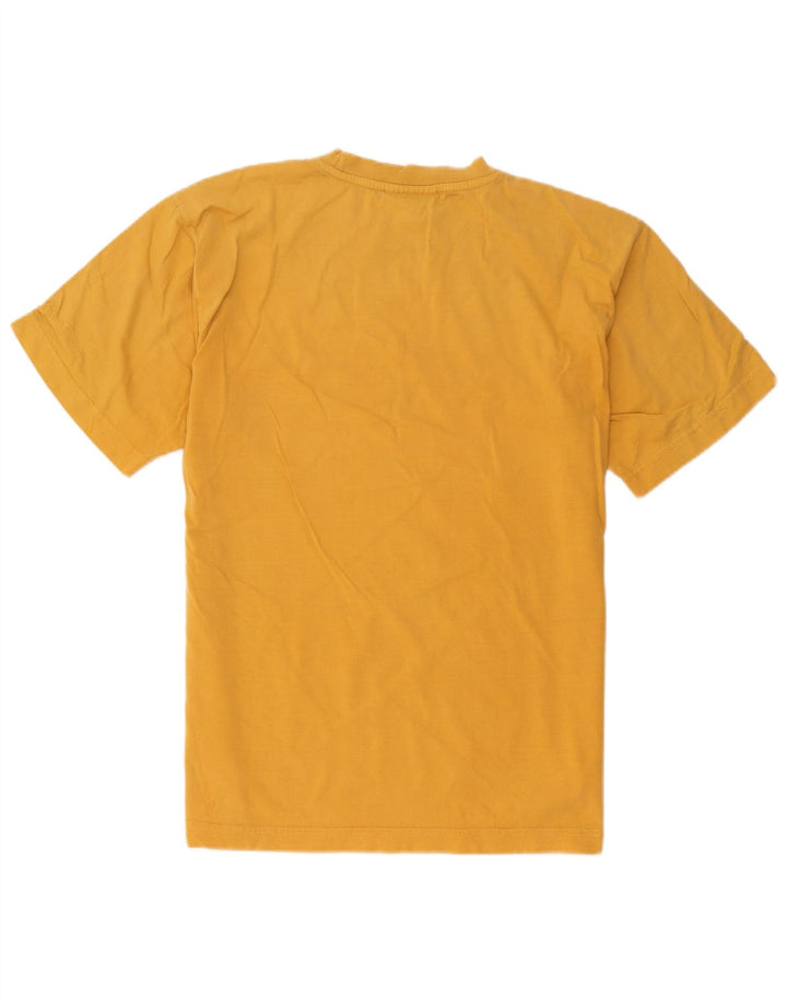 T-shirt grafica da uomo Fila Top Large in cotone giallo