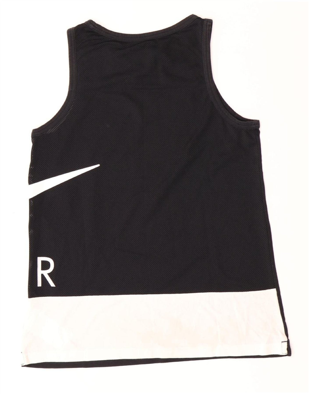 Canotta grafica NIKE da ragazzo 13-14 anni XL in cotone color block nero