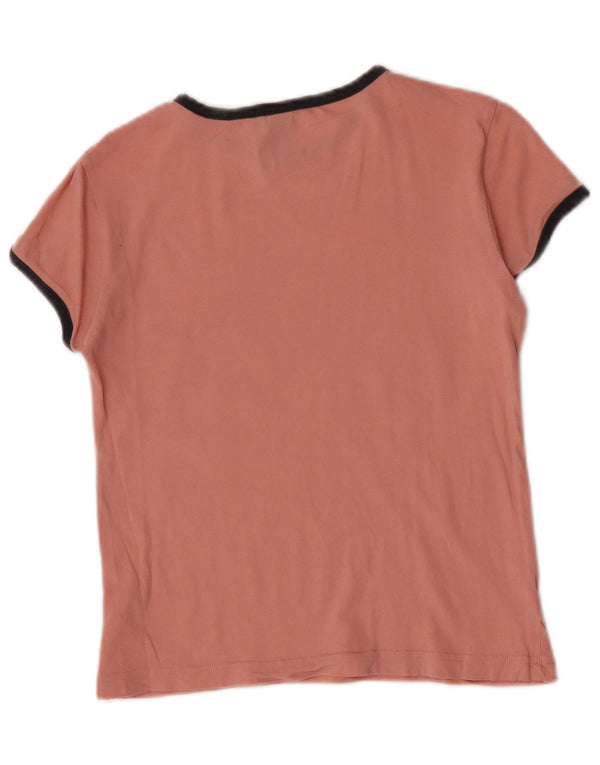 T-shirt grafica da donna Adidas Top UK 8/10 piccola in cotone rosa