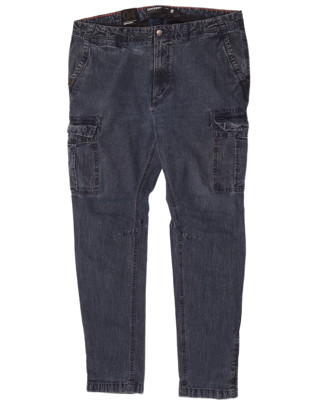 Jeans cargo slim da uomo Superdry W36 L32 cotone blu