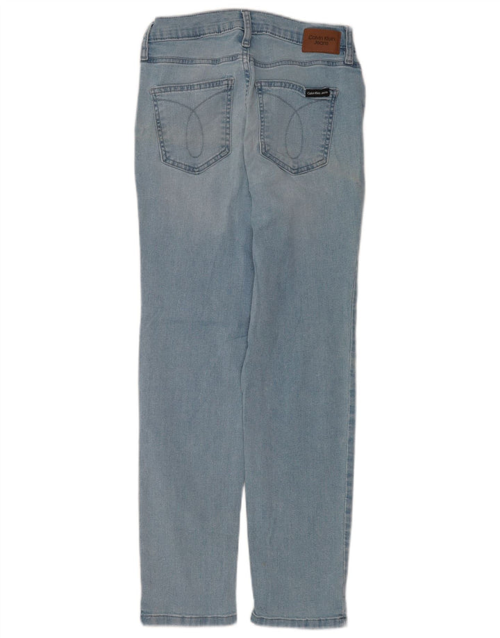 Jeans dritti da donna Calvin Klein W25 L25 cotone blu