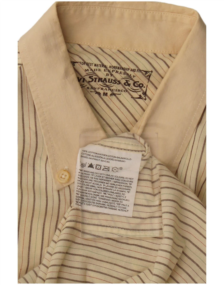 Camicia Uomo LEVI'S Cotone Rigato Beige Medio