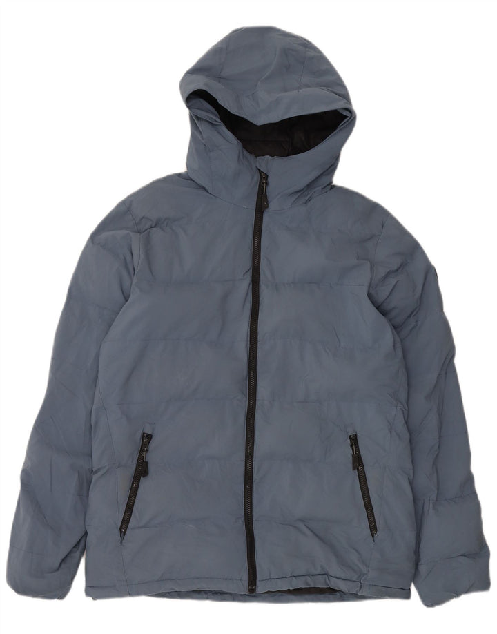 Giacca imbottita con cappuccio da uomo Musto UK 38 poliestere blu medio