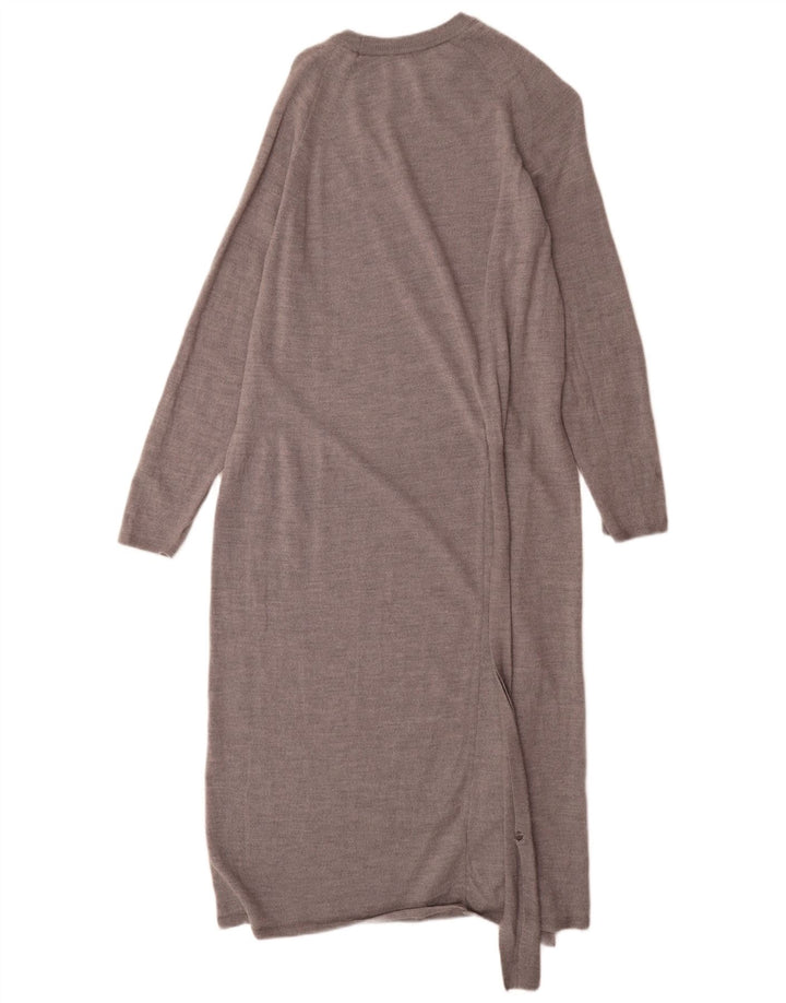 Abito maglione a maniche lunghe da donna Marks & Spencer UK 12 Grigio medio