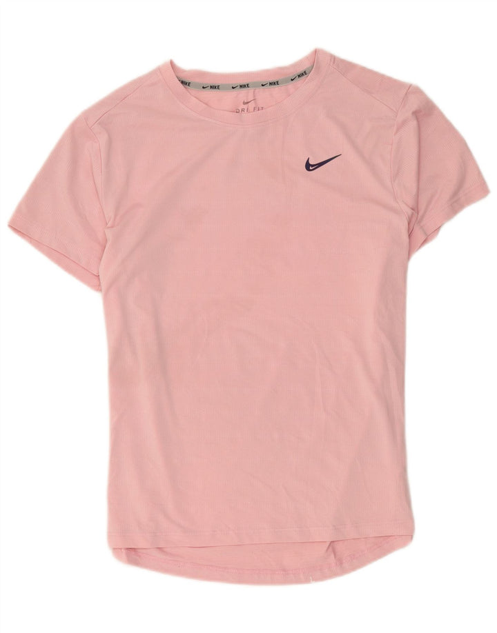 T-shirt Nike Dri Fit da uomo 2XL rosa poliestere