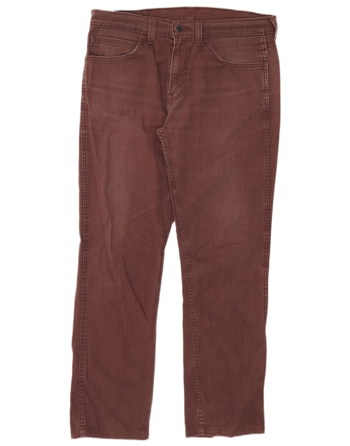 Levi's Uomo 511 Slim Jeans W34 L29 Cotone Marrone