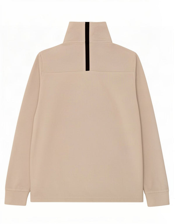 Maglione in pile da uomo Lotto con zip e collo XL in poliestere grigio