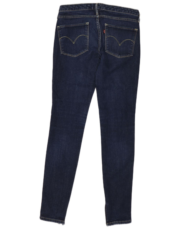 Jeans skinny da donna LEVI'S W26 L30 cotone blu navy