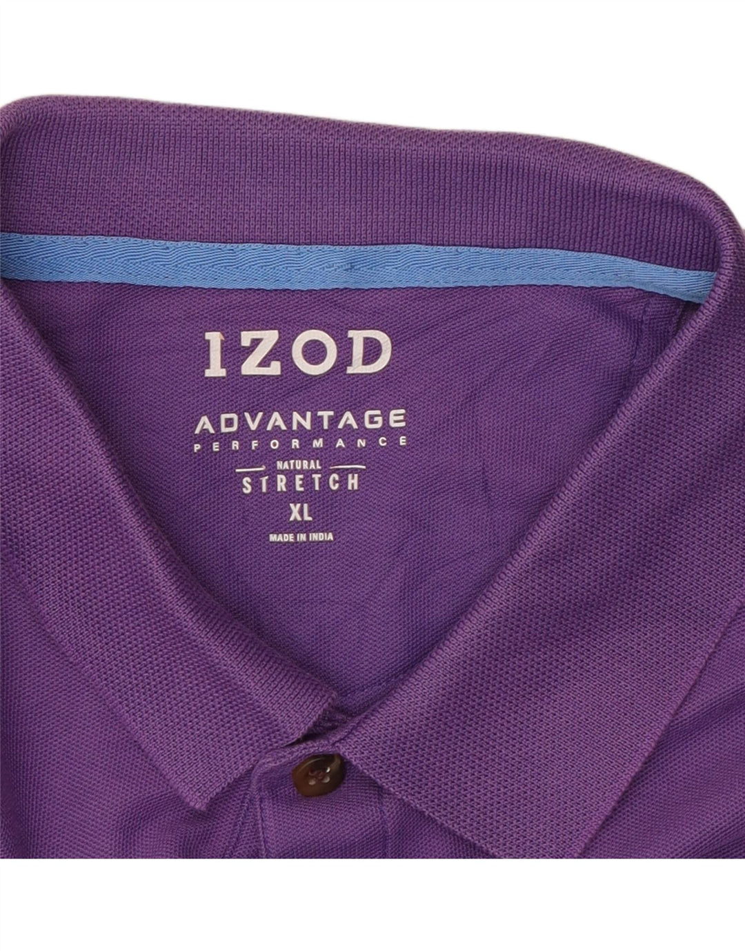 IZOD Mens Polo Shirt XL Purple Cotton Vintage Izod and Second-Hand Izod from Messina Hembry 
