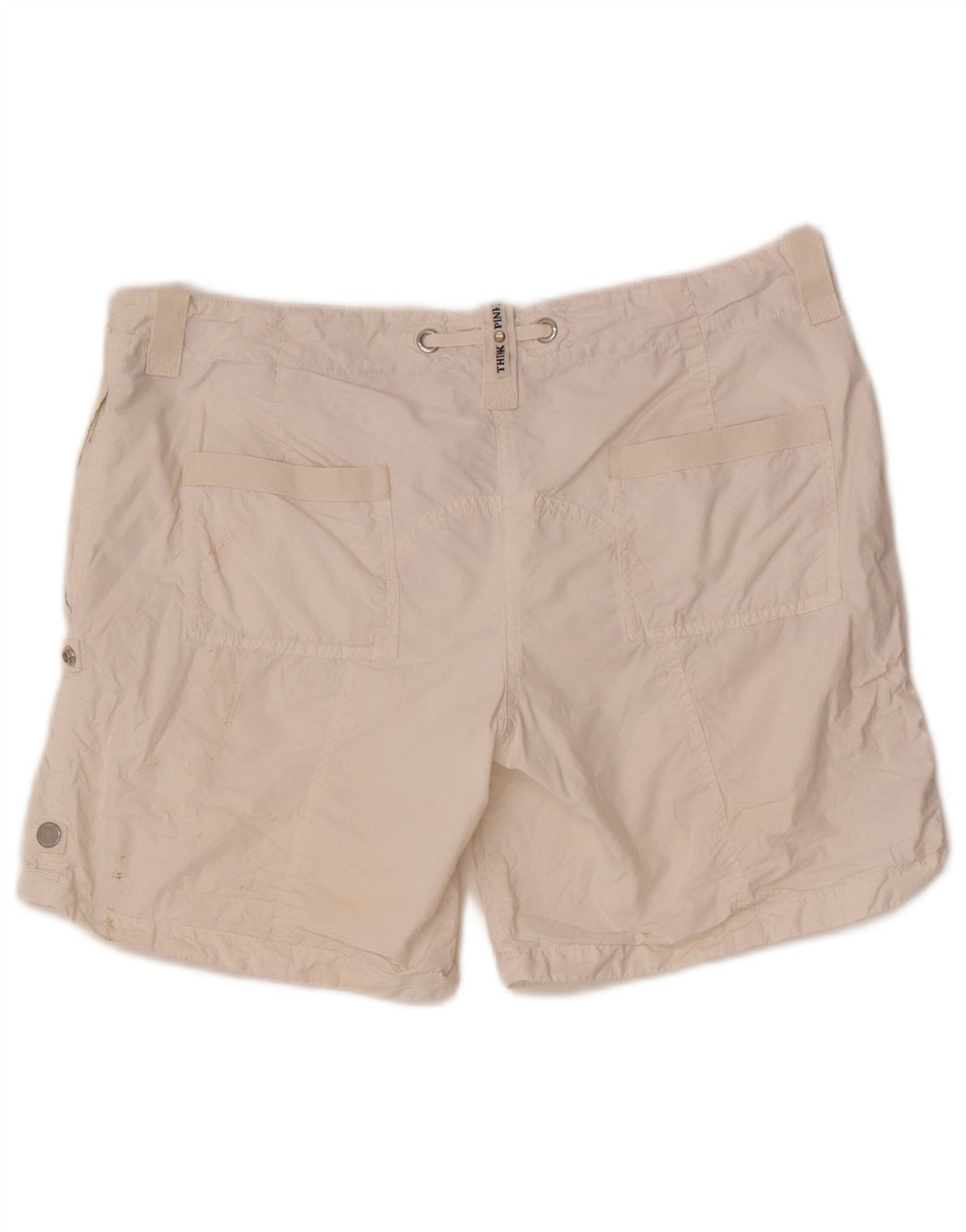 Pantaloncini cargo da donna Think Pink W30 cotone bianco medio