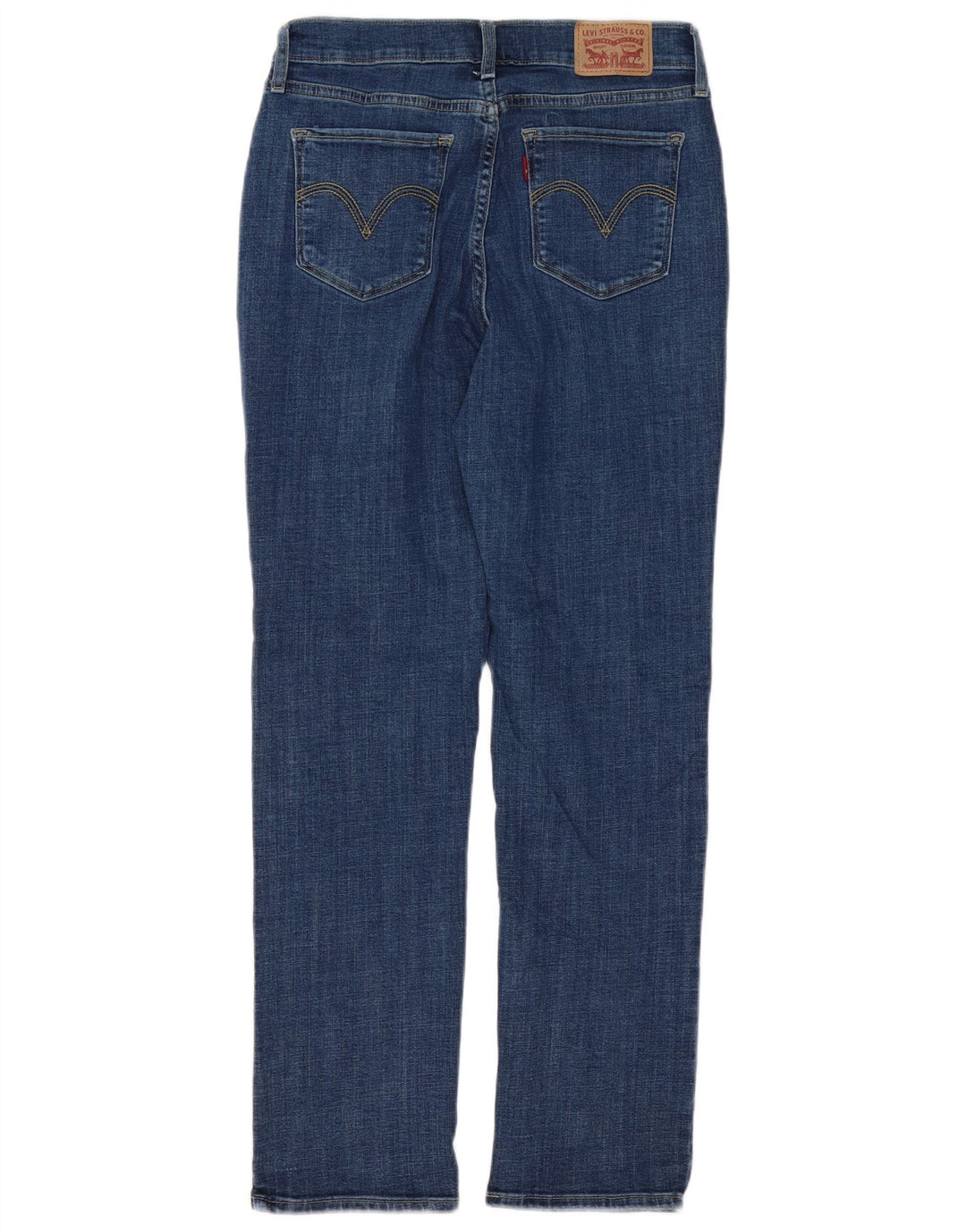 LEVI'S Jeans dritti da donna vestibilità classica W27 L28 cotone blu
