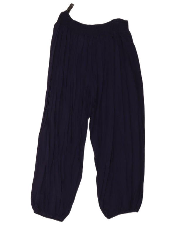 Pantaloni corti da donna Marks & Spencer Joggers grandi W30 L23 blu navy
