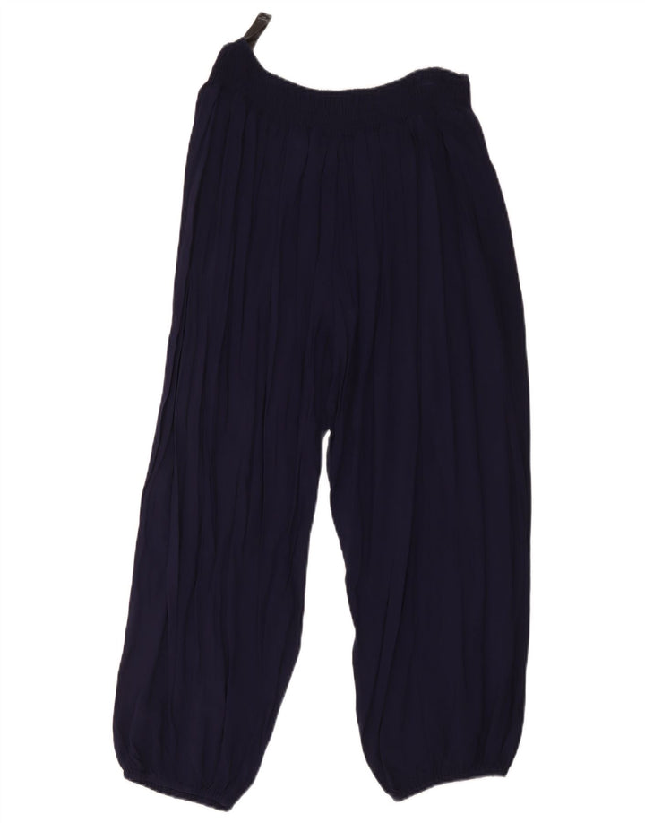 Pantaloni corti da donna Marks & Spencer Joggers grandi W30 L23 blu navy