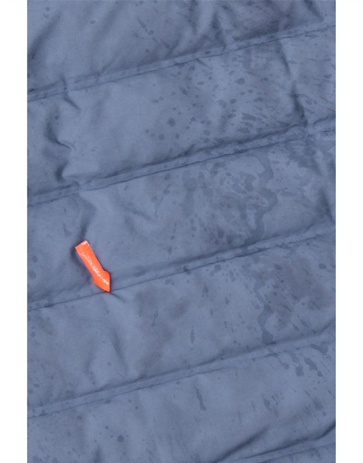 Giacca imbottita da donna Adidas UK 16 Large Blu Poliestere